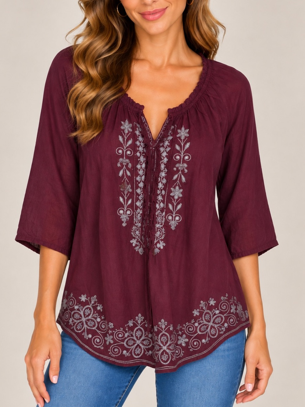 Johnny Was 3J Workshop Tunic Dress Top